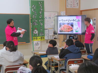 ハラミ焼きへの熱い思いを教えていただきました